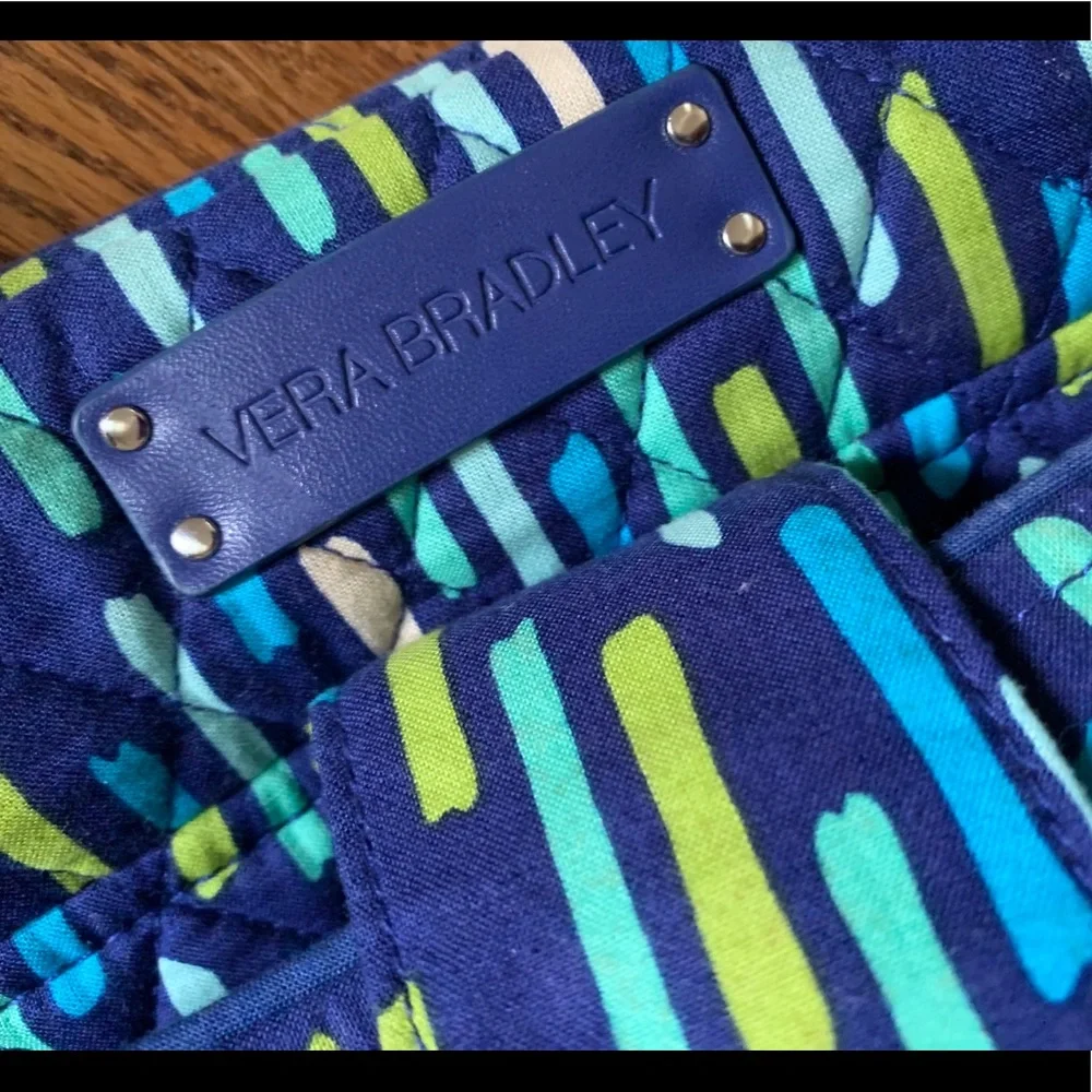 Vera Bradley Blue Diaper Bag with diaper pad